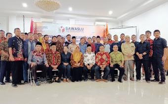Rapat Evaluasi Dan Pelaporan  Kinerja Panwascam Se Kabupaten Pacitan Pada Pemilu 2019