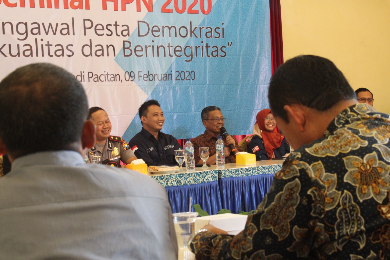 Peringati HPN 2020, Bawaslu Ingatkan Pers Sebagai Sebagai Salah Satu Pilar Demokrasi