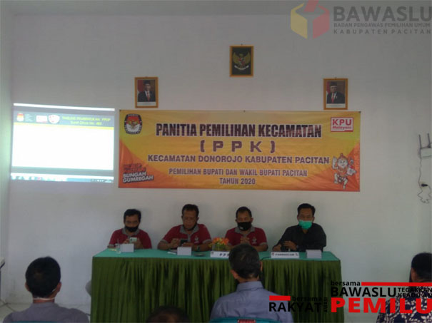 Ketua Panwaslu Kecamatan Donorojo Sampaikan, Pemutakhiran Data Pemilih Menjadi Perhatian Penting