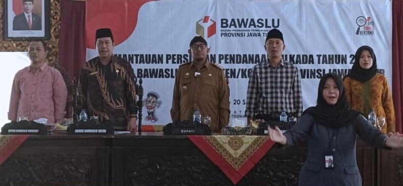 Mantapkan Persiapan Pendanaan Pilkada Bawaslu Gelar Rakor 38 Kabupaten Kota Se-Jawa Timur  Di Kabupaten Sumenep