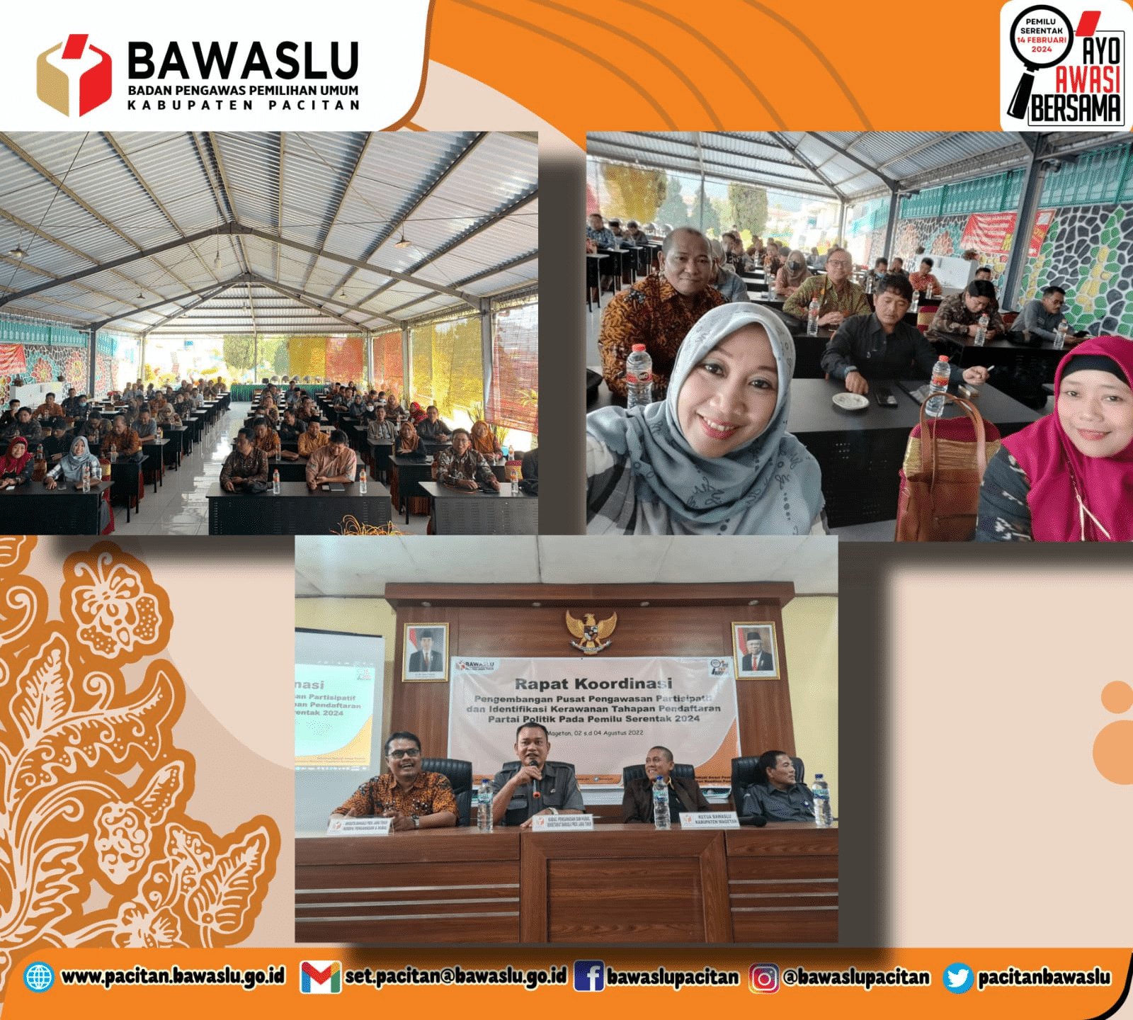 Bawaslu Se Jatim Lakukan Identifikasi Kerawanan Tahapan Pendaftaran Partai Politik.