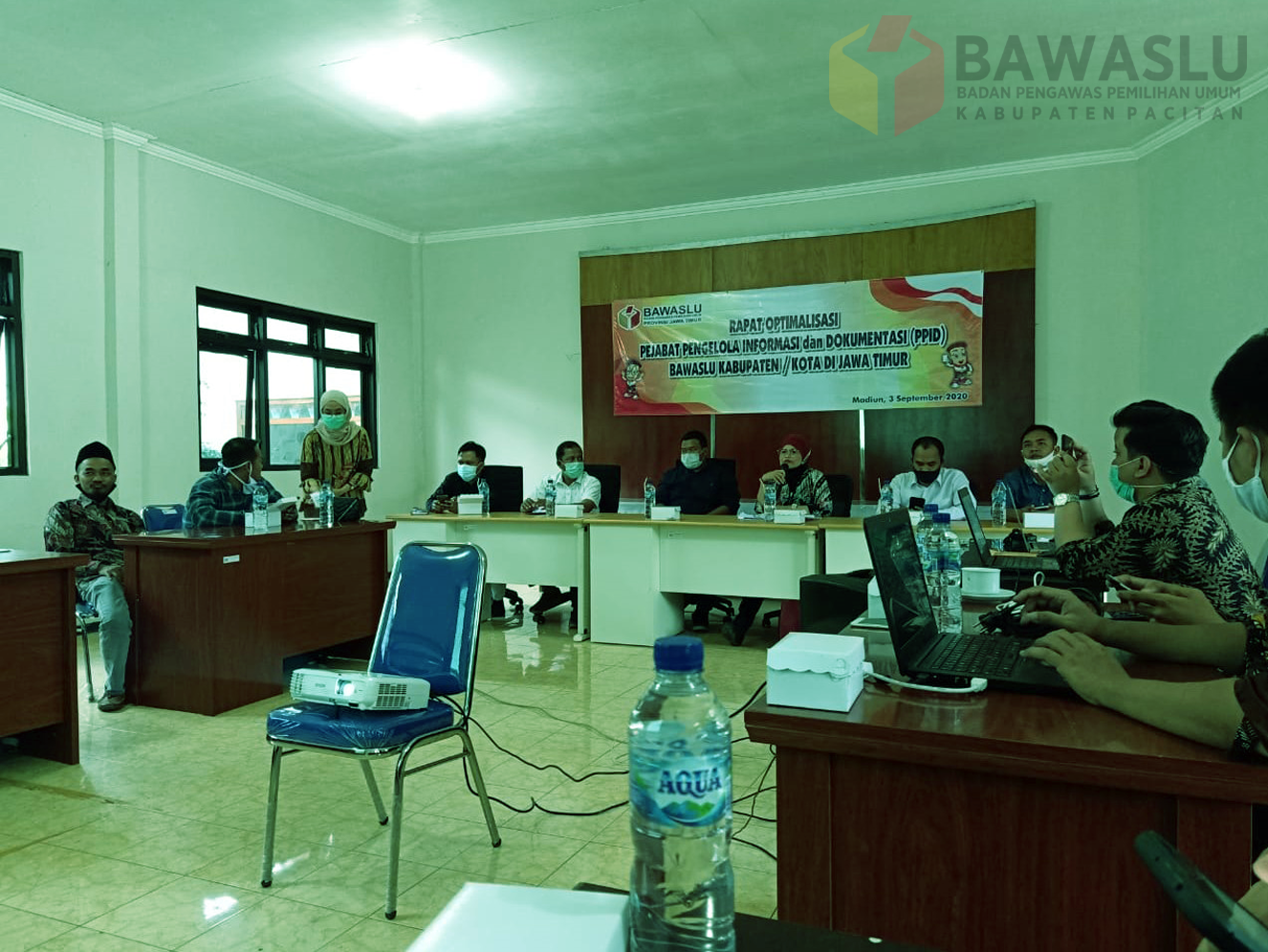 Bawaslu Pacitan Ikuti Rakor Optimalisasi Pejabat Pengelola Informasi dan Dokumentasi (PPID)