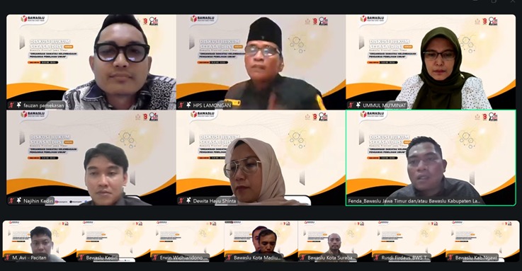 Diskusi Hukum Selasa (DHS) Seri #3: Bawaslu Pacitan Perdalam Arah Organisasi dan Kelembagaan Pengawas Pemilu