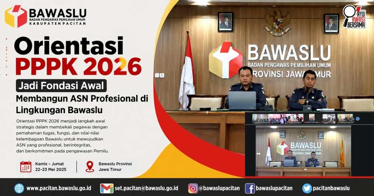 Orientasi PPPK 2026 Jadi Fondasi Awal Membangun ASN Profesional di Lingkungan Bawaslu