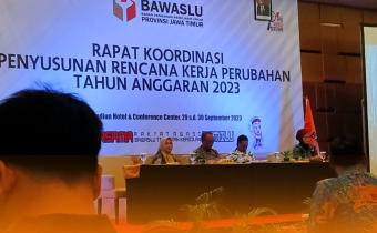 Hadiri Rakor Bawaslu Provinsi. Syamsul Bersama Jajarannya Siap Segera Jalankan Arahan Rencana Kerja Perubahan 2023