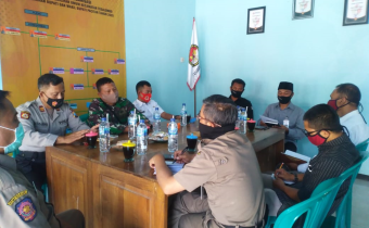 Kawal Pemilihan Bupati Pacitan 2020, Panwaslu Tegalombo Tingkatkan Koordinasi Dengan Forkompimcam