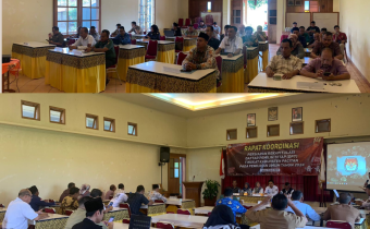 Jelang Penetapan DPT, Bawaslu Hadiri Rapat Koordinasi Bersama KPU Kabupaten Pacitan