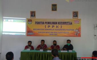 Ketua Panwaslu Kecamatan Donorojo Sampaikan, Pemutakhiran Data Pemilih Menjadi Perhatian Penting