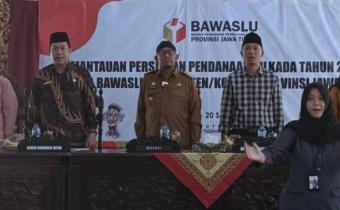 Mantapkan Persiapan Pendanaan Pilkada Bawaslu Gelar Rakor 38 Kabupaten Kota Se-Jawa Timur  Di Kabupaten Sumenep