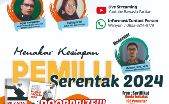 IKUTI DAN DAFTARKAN DIRIMU SEGERA..! Cangkrukan Bareng Bawaslu dan KPU Pacitan : Menakar Kesiapan Pemilu Serentak 2024