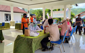 Panwaslu Kecamatan Sudimoro Awasi Rapid Test Badan Ad-Hoc KPU Pacitan