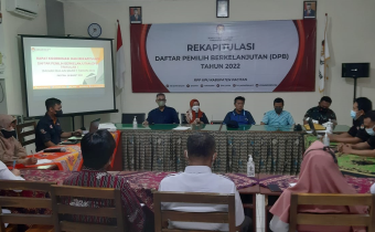 BAWASLU PACITAN HADIRI RAPAT KOORDINASI DAN REKAPITULASI DAFTAR PEMILIH BERKELANJUTAN (DPB) TRIWULAN I TAHUN 2022