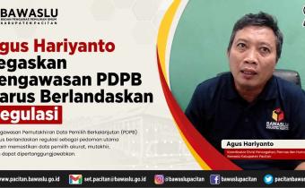 Agus Hariyanto Tegaskan Pengawasan PDPB Harus Berlandaskan Regulasi