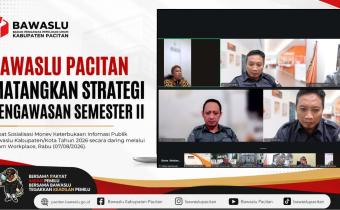Bawaslu Pacitan Matangkan Strategi Pengawasan Semester II