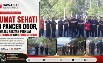 Jumat Sehati di Pancer Door, Bawaslu Pacitan Perkuat Kebersamaan dan Semangat Kerja