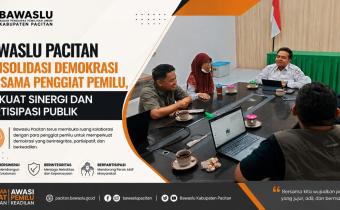 Bawaslu Pacitan Konsolidasi Demokrasi Bersama Penggiat Pemilu, Perkuat Sinergi dan Partisipasi Publik