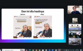 Bawaslu Pacitan Ikuti Humas Upgrade Series #2, Perkuat Kompetensi Desain Kreatif dan Publikasi Informasi